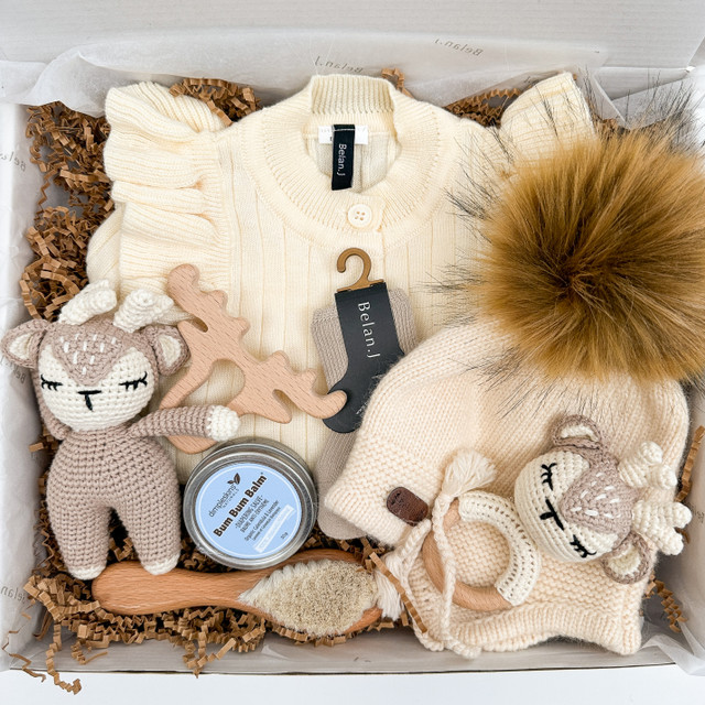 Welcome Baby Gift Box - Cream Welcome Baby Gift Box - Cream