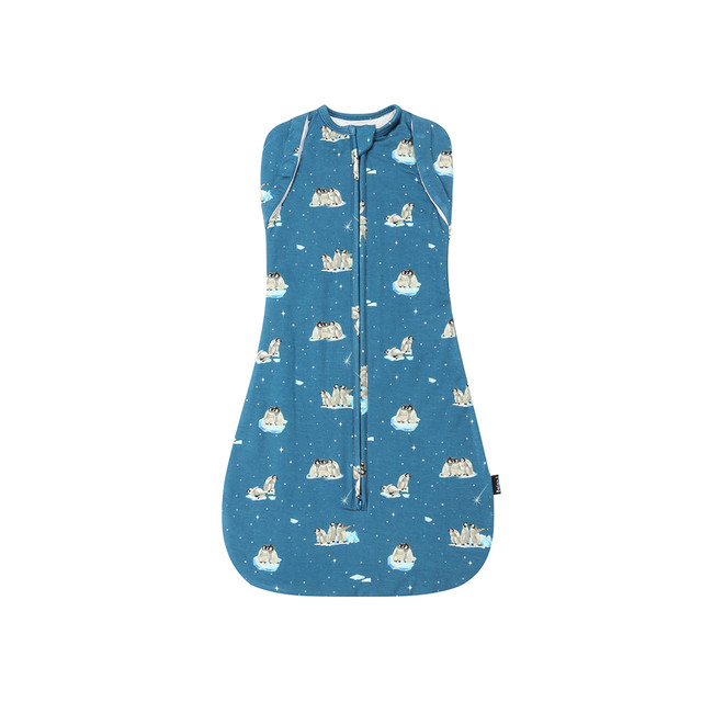 1.0 TOG Convertible Swaddle Sack  - Penguins (Night Sky)