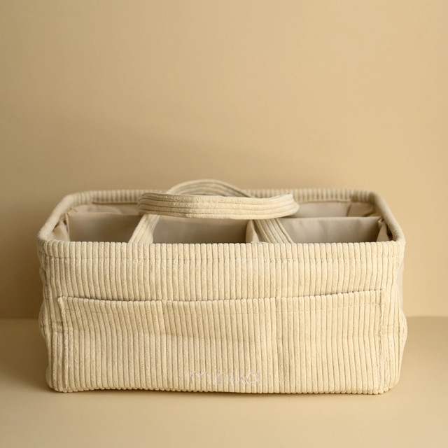 Minika Diaper Caddy - Cream