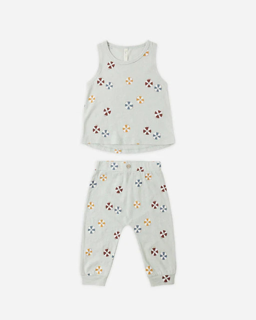 Rylee + Cru Tank & Slouch Pant Set - floatie