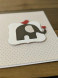 Lovely Paper Design Little Elephant Card