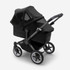 Bugaboo Donkey Breezy Sun Canopy - Midnight Black Bugaboo Donkey Breezy Sun Canopy - Midnight Black