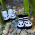 Waddle Baby Rattle Socks - Panda Waddle Baby Rattle Socks - Panda