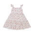 Ruffled Strap Tiered Dress - Blushing Blossom