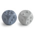Mushie Dice Press Toy 2 Pack - Tradewinds/Stone