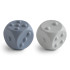 Mushie Dice Press Toy 2 Pack - Tradewinds/Stone Mushie Dice Press Toy 2 Pack - Tradewinds/Stone