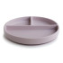 Mushie Divided Silicone Suction Plate - Soft Lilac