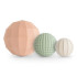 Mushie Nesting Spheres Sensory Toy - Blush Mushie Nesting Spheres Sensory Toy - Blush