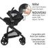 Maxi Cosi Mico Luxe+ Car Seat with stroller compatible