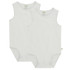 Tiny Twig Singlet Bodysuit 2 pack - White