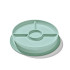 OXO Tot Stick & Stay Suction Divided Plate - Opal