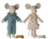 Mum and Dad Mice in Cigarbox Mum and Dad Mice in Cigarbox