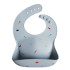 Mushie Silicone Baby Bib - Retro Car Mushie Silicone Baby Bib - Retro Car