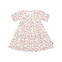 Short Sleeve Tiered Dress - Peachy Blossom