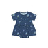 Short Sleeve Skirted Onesie - Blueberries