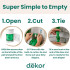 Dekor Eko Plus Diaper Pail - White