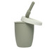 Loulou Lollipop Cup With Straw Sage Alligator