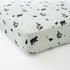 Bamboo Crib Sheet - Black Bears