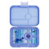 Yumbox Tapas 4 Compartments - Hazy Blue With Pathers Tray Yumbox Tapas 4 Compartments - Hazy Blue With Pathers Tray