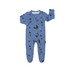Footed Zipper Sleeper - Bats - Blue