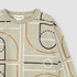 Miles the Label Gymnasium Print on Stone Sweatshirt Miles the Label Gymnasium Print on Stone Sweatshirt