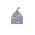 Knotted Hat - Penguins (Periwinkle)