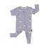 Footless Zipper Sleeper - Penguins (Periwinkle)