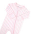 Kyte Baby Zippered Footie - Small Sakura Stripe