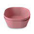 Mushie Square Dinnerware Bowls Set of 2 - Dusty Rose