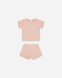 Quincy Mae Ribbed Shortie Set - Rose