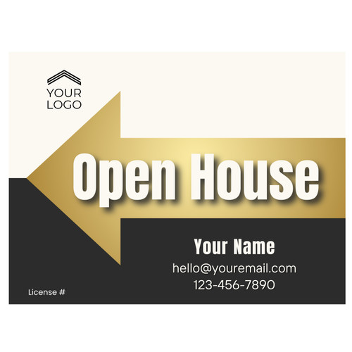 Open House Directional Sign - 07