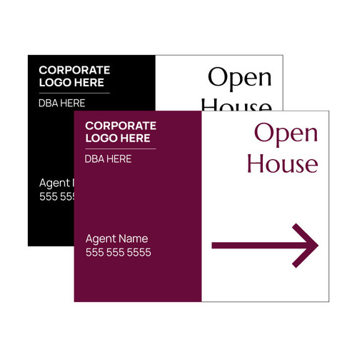 18 x 24 BHHS Personalized Coroplast Directional Sign