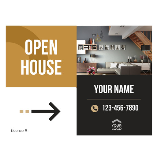 Open House Directional Sign - 04