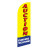 Feather Flag Auction Yellow