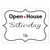 Open House Saturday From _ to _ Black Border