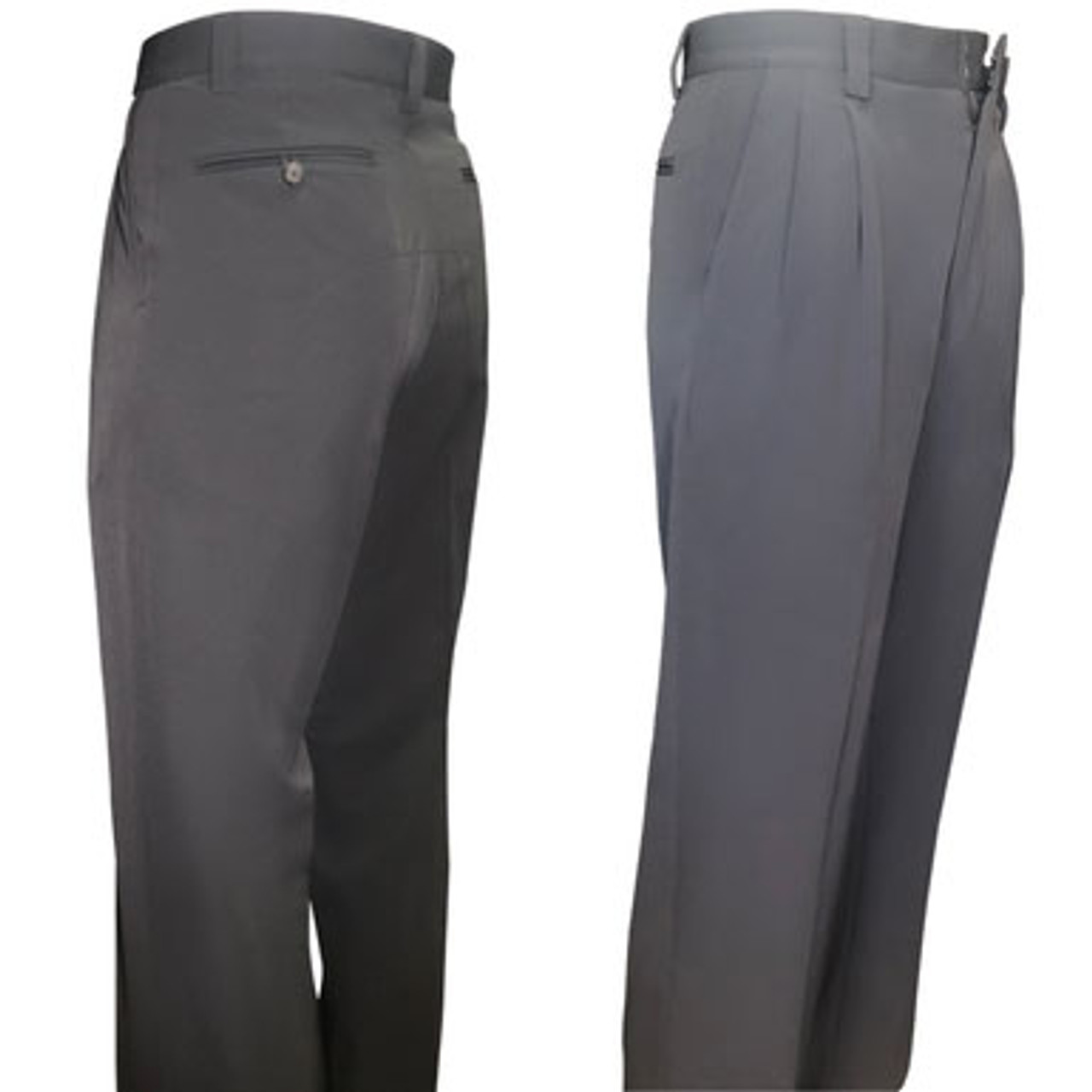 NEW Women's Smitty 4-Way Stretch FLAT FRONT UMPIRE PLATE PANTS with  SLASH POCKETS NON-EXPANDER