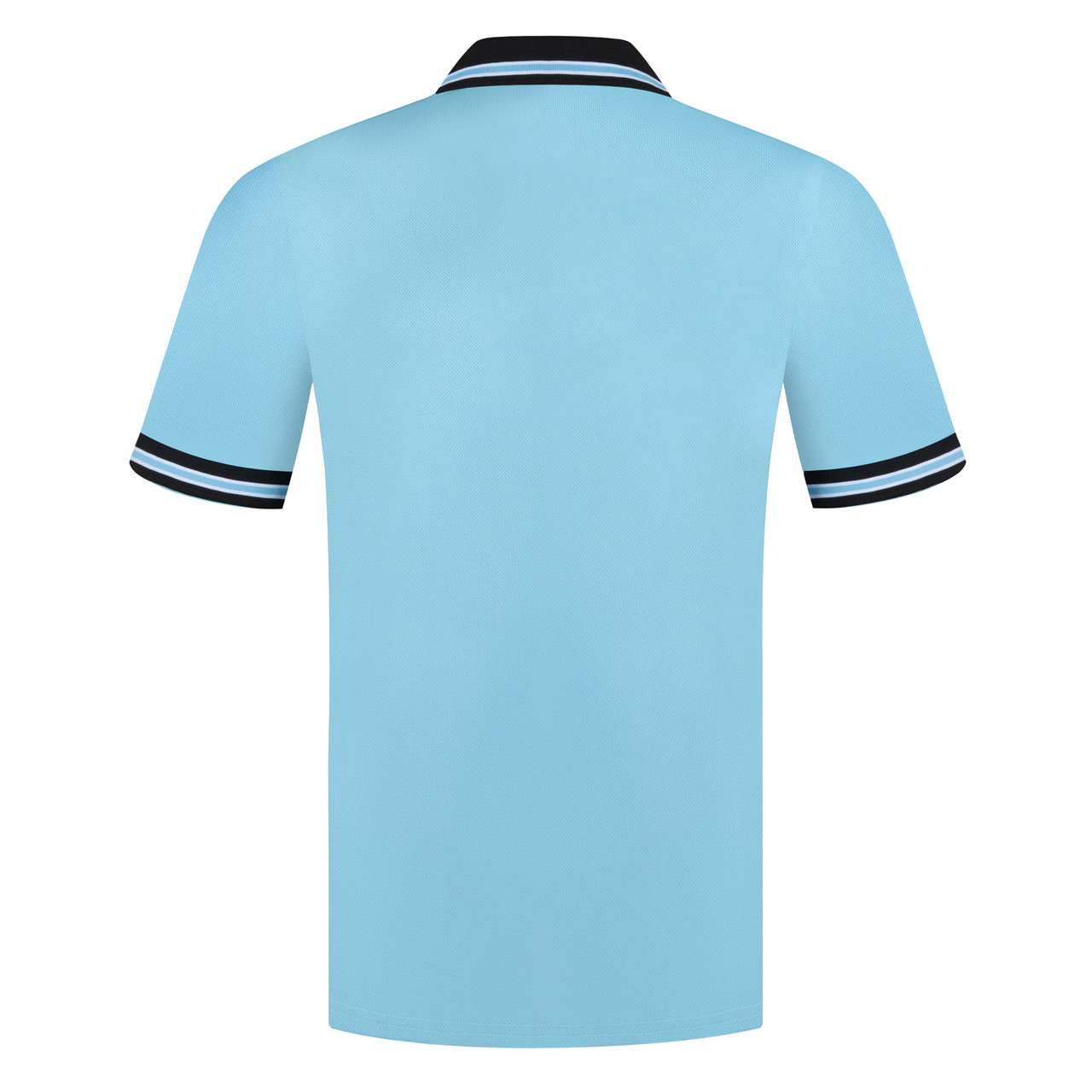 United Attire Baseball Umpire Shirt Powder Blue with Black Trim