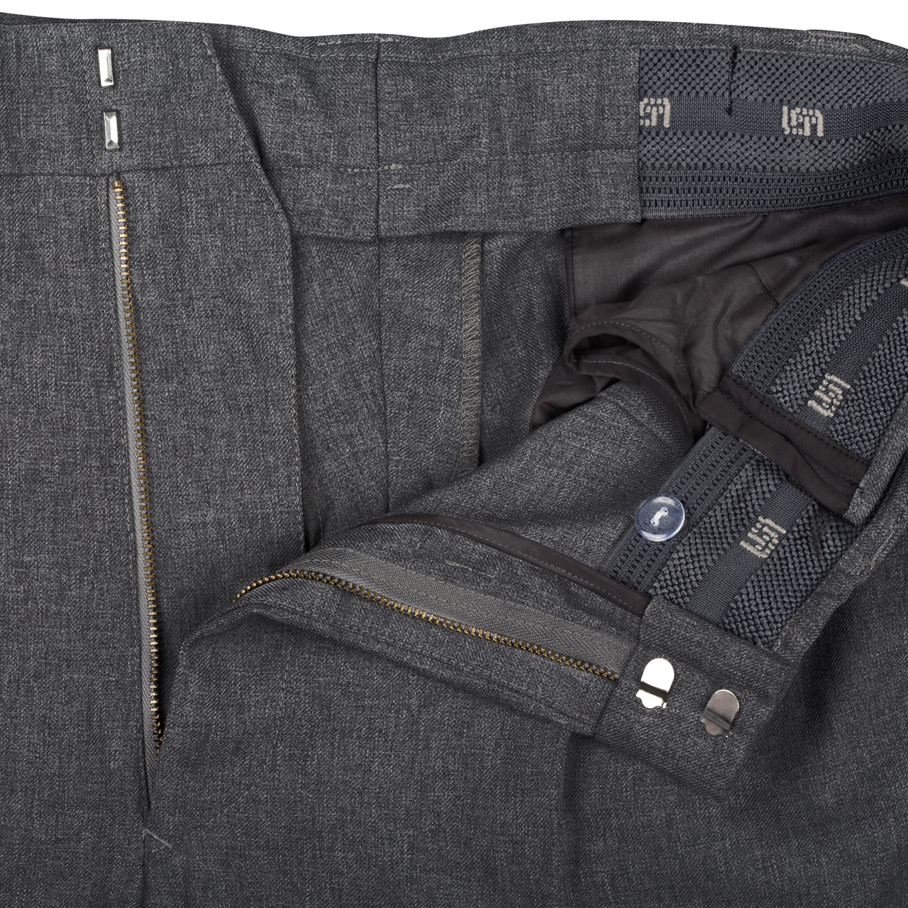 United Attire Base Umpire Pants with Expandable Waist Charcoal Gray