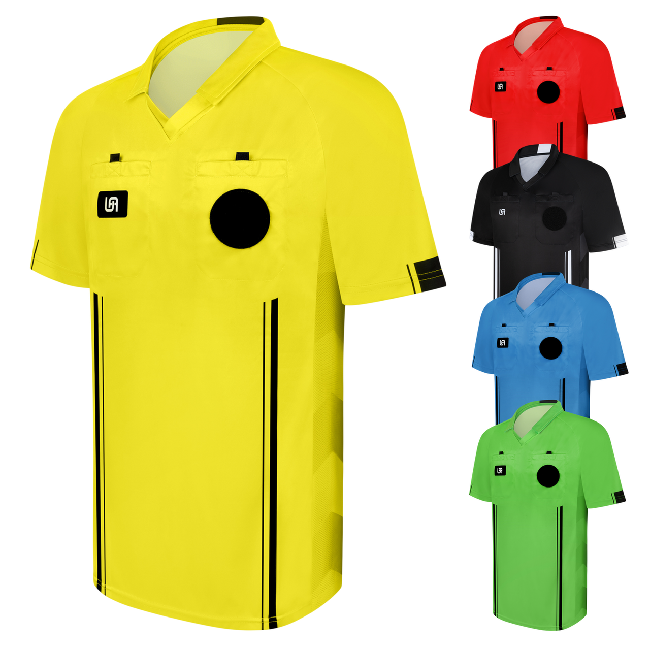 Soccer Referee Jersey Short Sleeve | Size Small | Yellow