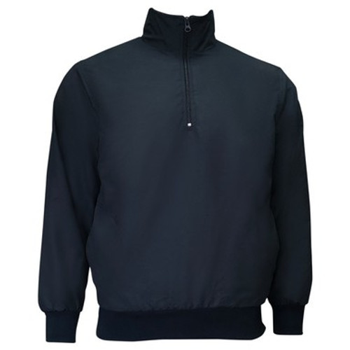 Smitty Solid Navy 1/2-Zip Pullover Umpire Jacket | Water Resistant