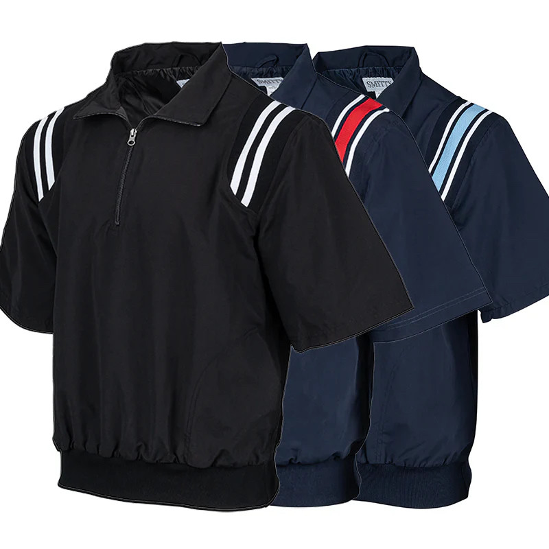 Smitty Short Sleeve 1/2-Zip Umpire Jacket | Water Resistant