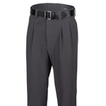 Smitty 4-Way Stretch Pleated Combo Umpire Pants w/Standard Waistband - Dark Gray