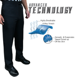 Smitty Tapered Fit 4-Way Stretch Flat Front Pants
