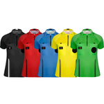 New Style 5 Pc Women Elite Soccer Referee Jersey Set - Short Sleeve