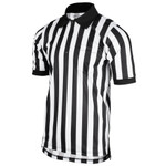 Smitty 1" Stripe Body Flex Short Sleeve Football Referee Shirt