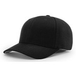 Richardson Performance-Flex 4-Stitch Baseball Umpire Hat-BLACK