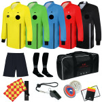 11 Pc Pro Soccer Referee Set - Long Sleeve