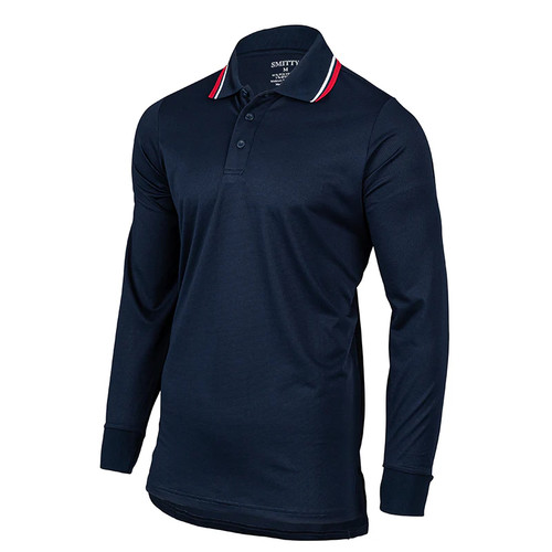 Smitty Pro Knit Long Sleeve Navy Umpire Shirt 