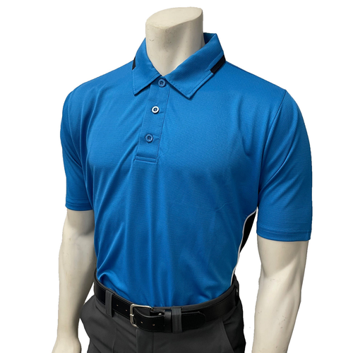 Men's BODY FLEX NCAA SOFTBALL Umpire Shirt - Short Sleeve (Bright Blue)