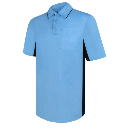 United Attire Baseball Umpire Shirt - Blue with Black Side Panel